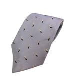 ポールスチュアート PAUL STUART ネクタイ レギュラー タイ 総柄 グレー QQQ