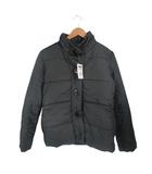 アナップ ANAP 中わた ジャケット ボタン 無地 サイズF 黒 QQQ