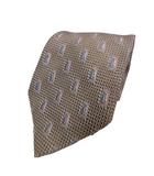 ポールスチュアート PAUL STUART ネクタイ レギュラータイ 総柄 ベージュ系 QQQ