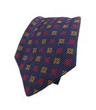 ポールスチュアート PAUL STUART ネクタイ レギュラータイ 花 総柄 ネイビー QQQ