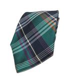 ポールスチュアート PAUL STUART ネクタイ レギュラータイ チェック 総柄 ネイビー グリーン QQQ