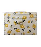 コーチ COACH M2380 CR537 カード ケース 名刺入れ レザー 花柄 ロゴ ホワイト QQQ ☆AA★