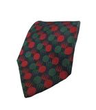 ポールスチュアート PAUL STUART ネクタイ レギュラータイ 総柄 グリーン 系 QQQ