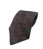 ポールスチュアート PAUL STUART ネクタイ レギュラータイ ペイズリー 総柄 ブラウン 系 QQQ