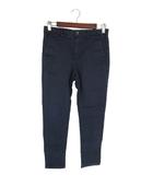 ジーユー GU パンツ チノパン ロング ストレッチ 伸縮 無地 ネイビー サイズ73 QQQ