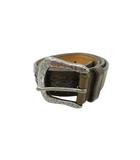 セオリー Theory ベルト レザー ハトメ 編み込み 無地 ブラウン サイズ90 QQQ