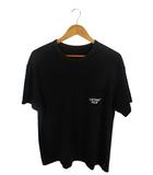 キャプテンズヘルム CAPTAINS HELM プルオーバー Tシャツ ニット 胸ポケット ワンポイント ブラック サイズL QQQ