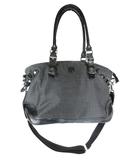 セッティングクラックス SETTING CRACKS トート ショルダー 2way ロゴ ワンポイント ヘリンボーン グレー QQQ