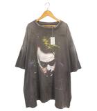 セントマイケル SAINTMICHAEL Tシャツ ジョーカー バットマン ダークナイト DC アメコミ ヒース レジャー 映画 ワイド ビッグ ダメージ 加工 サイズ XXL 黒 QQQ
