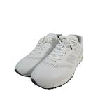 ML2017SW スニーカー ローカット シューレース プリント ロゴ ワンポイント ホワイト 白 サイズ29.0 QQQ