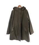 コート フード ライナー ファー 裏地 無地 サイズL カーキ QQQ