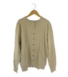 ティティベイト titivate カーディガン ニット セーター クルーネック 長袖 ボタン 無地 ベージュ Fサイズ QQQ