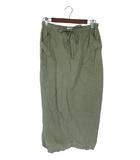 オットー OTTO スカート タイト ロング 無地 カーキ サイズL QQQ