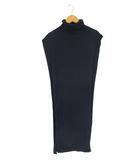 B&Y ユナイテッドアローズ BEAUTY&YOUTH ビューティー&ユース ニット ストール タートルネック ポンチョタイプ 無地 ネイビー QQQ