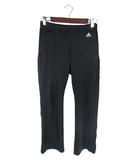 アディダス adidas パンツ ロング ジャージ ゴムウエスト スポーツ ウェア ロゴ ワンポイント ブラック サイズM QQQ