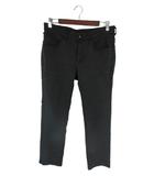 エドウィン EDWIN パンツ チノパン ロング ストレッチ 伸縮 無地 ブラック サイズL QQQ