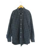 ヴァン ヂャケット VAN JAC シャツ 前開き チェック サイズ  LL グリーン 系 QQQ