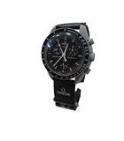 オメガ OMEGA スピードマスター Moonswatch MISSION TO THE MOON 腕時計 アナログ ベルクロ 黒 グレー 白 QQQ