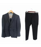 エル ELLE コスチューム costumes セットアップ テーラードジャケット スラックス シングルスーツ ストライプ ネイビー サイズ90Y4 QQQ