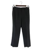  しまむら パンツ スラックス ロング スーツ ゴムウエスト ストライプ ブラック サイズ11AR QQQ