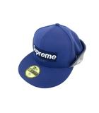 × ニューエラ NEW ERA WINDSTOPPER Earflap Box Logo キャップ 帽子 イヤーフラップ 2way ロゴ 刺繍 ブルー サイズ 7 5/8 60.6cm ☆AA★