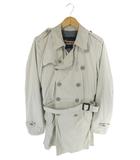 ヘルノ HERNO トレンチコート アウター ジャケット ダブルブレスト ベルト 無地 ベージュ サイズ46 QQQ