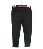 ユニクロ UNIQLO パンツ デニム ジーンズ イージー ストレッチ 伸縮 無地 ブラック サイズM QQQ