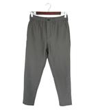 ジーユー GU パンツ イージー ロング ストレッチ 伸縮 ゴムウエスト 裏起毛 ボア 無地 サイズS QQQ