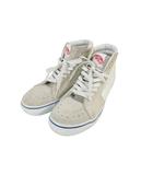 バンズ VANS スニーカー ハイカット スエード キャンバス 無地 ベージュ サイズ23.5 QQQ