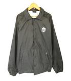 ハフ HUF ×THRASHER ジャケット コーチジャケット 長袖 プリント ロゴ ブラック サイズ S QQQ