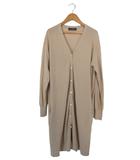 グリーンレーベルリラクシング ユナイテッドアローズ green label relaxing ニット ロング カーディガン 長袖 前開き ベージュ QQQ