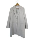 スピック&スパン Spick&Span チェスター コート 前開き 長袖 無地 サイズ 36 グレー QQQ