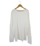 ギャップ GAP Tシャツ クルーネック 長袖 ワッフル地 サイズ S 白 QQQ