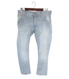 ヤコブコーエン JACOB COHEN J613 パンツ デニム ジーンズ ロング ボタンフライ ストライプ インディゴ サイズ 32 QQQ