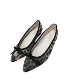 ドレス シューズ 靴 リボン 豹 柄 ヒョウ 柄 レオパード アニマル サイズ24  マルチカラー QQQ