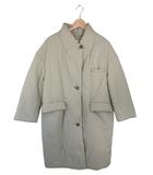 スローブ イエナ SLOBE IENA コート ジャケット 中綿 ロング ボタン 無地 カーキ サイズ36 QQQ