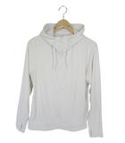 ユニクロ UNIQLO パーカー ジャケット スポーツ ウェア 長袖 ジップアップ フード 無地 ホワイト サイズXL QQQ