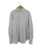 ジャンネット GIANNETTO シャツ 長袖 前開き 無地 SLIM FIT グレー QQQ