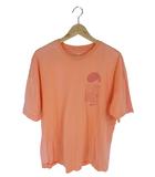 ギャップ GAP プルオーバー Tシャツ 半袖 ワンポイント オレンジ サイズS QQQ