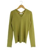 B&Y ユナイテッドアローズ BEAUTY&YOUTH ビューティー&ユース ニット Vネック 長袖 カーキ QQQ