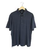 ユニクロ UNIQLO プルオーバー ポロシャツ 半袖 ボタン 無地 ネイビー サイズXL QQQ