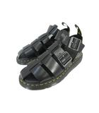 ドクターマーチン DR.MARTENS 30766001 Garin サンダル シューズ フィッシャーマン レザー ストラップ 無地 ブラック UK5 24cm QQQ