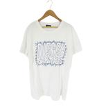 ディーゼル DIESEL Tシャツ 半袖 クルーネック プリント 白 M 国内正規 QQQ