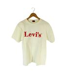 リーバイス レッドタブ Levi's RED TAB Tシャツ  クルーネック 星条旗 星 スター 国旗 風 プリント 白 M QQQ