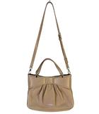 ケイトスペード KATE SPADE リボンモチーフ 2way レザー バッグ ハンド ショルダー ベージュ ロゴ