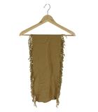 ブルックスブラザーズ BROOKS BROTHERS マフラー ストール スカーフ フリンジ カシミヤ 無地 ブラウン QQQ