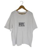 フルーツオブザルーム FRUIT OF THE LOOM プルオーバー カットソー 丸首 半袖 プリント 白 Mサイズ QQQ