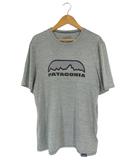 Tシャツ クルーネック 半袖 ロゴ プリント サイズ S グレー QQQ