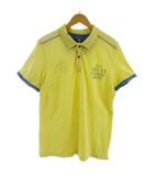 ティンバーランド Timberland ポロシャツ 半袖 ロゴ コットン イエロー 黄色 ブルー 青 XL