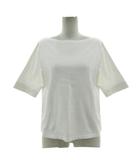 イエナ IENA ボートネックハーフスリーブTシャツ 22070900008020 五分袖 日本製 コットン ホワイト 白